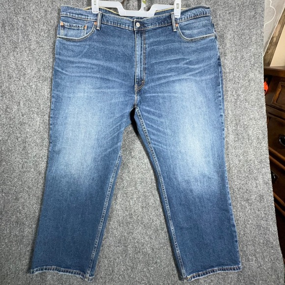 Levi's Other - Levis 559 Relaxed Straight Jeans Mens 50x30 Medium Wash Blue Denim 01559-0068